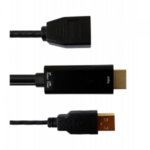 Adapter Hdmi Z Zasilaniem Usb Na Displayport 4k30hz